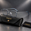 Rimcoo Lightweight Titanium Acetate Square Eyeglass Frames