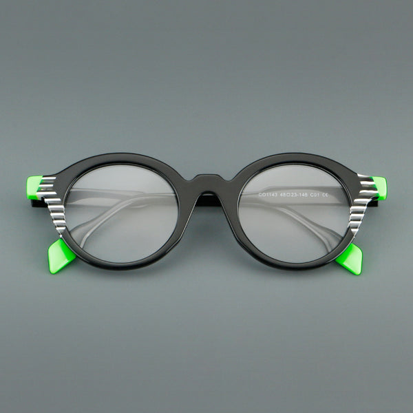Rimcoo Vintage Acetate Round Eyeglass Frames