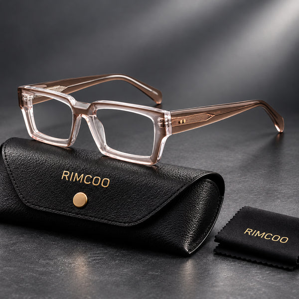 Rimcoo Acetate Rectangle Eyeglass Frames