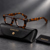 Rimcoo Vintage Acetate Square Eyeglass Frames