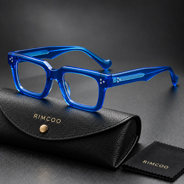 Rimcoo Acetate Square Eyeglass Frames
