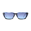 Rimcoo Bold Acetate Rectangle Sunglasses