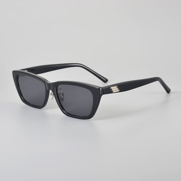 Rimcoo Bold Acetate Rectangle Sunglasses