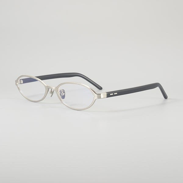 Rimcoo Titanium Acetate Oval Eyeglass Frames
