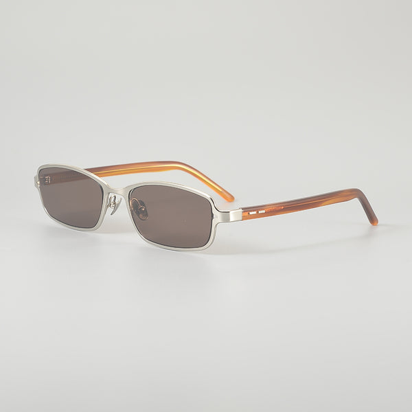 Rimcoo Titanium Acetate Rectangle Sunglasses