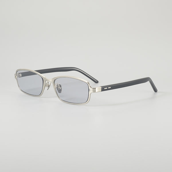 Rimcoo Titanium Acetate Rectangle Sunglasses