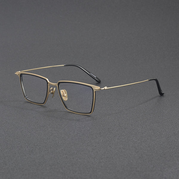 Rimcoo Lightweight Titanium Acetate Rectangle Eyeglass Frames
