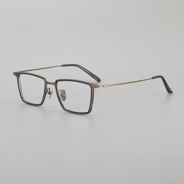 Rimcoo Lightweight Titanium Acetate Rectangle Eyeglass Frames