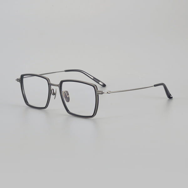 Rimcoo Lightweight Titanium Acetate Square Eyeglass Frames