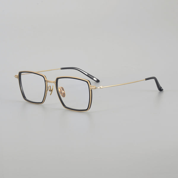 Rimcoo Lightweight Titanium Acetate Square Eyeglass Frames