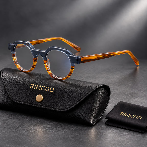 Alden Vintage Geometric Acetate Eyeglass Frames