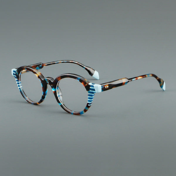 Rimcoo Vintage Acetate Round Eyeglass Frames