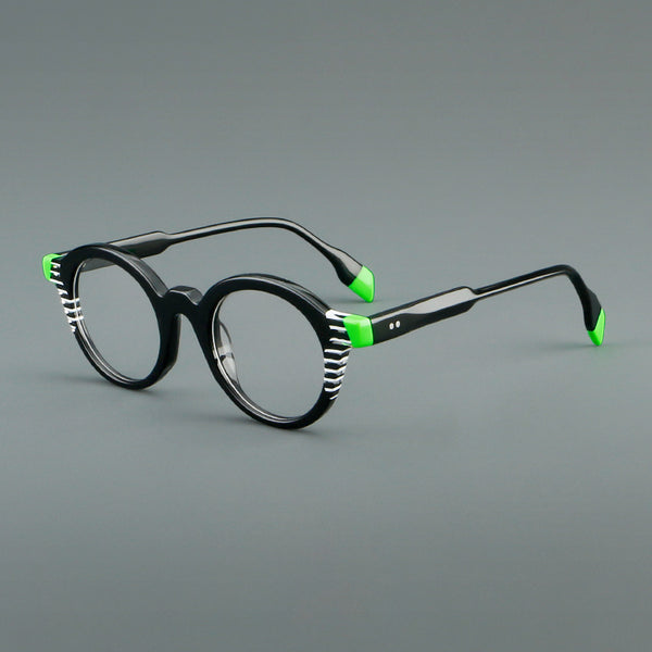 Rimcoo Vintage Acetate Round Eyeglass Frames