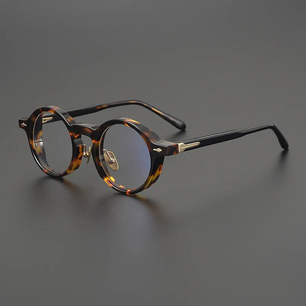 Rimcoo Vintage Acetate Round Eyeglass Frames