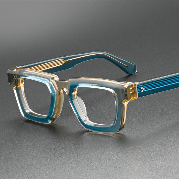 Rimcoo Vintage Acetate Square Eyeglass Frames
