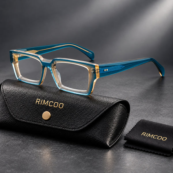 Rimcoo Acetate Rectangle Eyeglass Frames