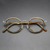 Ambrose Vintage Acetate Titanium Round Eyeglass Frames