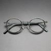 Ambrose Vintage Acetate Titanium Round Eyeglass Frames