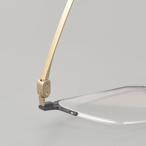 Rimcoo Titanium Semi-Rimless Eyeglass Frames