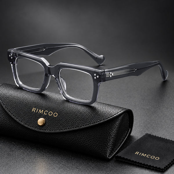 Rimcoo Acetate Square Eyeglass Frames