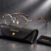 Alden Vintage Round Acetate Metal Eyeglass Frames