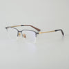 Rimcoo Titanium Semi-Rimless Eyeglass Frames
