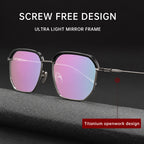 Rimmoo Vintage Titanium Eyeglasses Frame