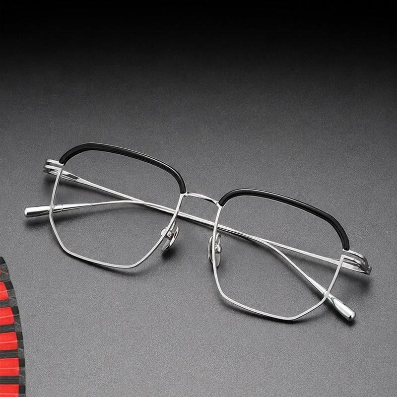 Rimmoo Vintage Titanium Eyeglasses Frame