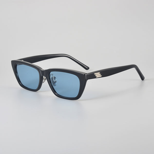 Rimcoo Bold Acetate Rectangle Sunglasses