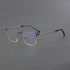 Rimcoo Titanium Semi-Rimless Eyeglass Frames