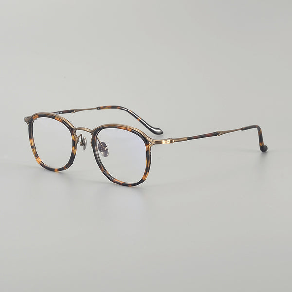Rimcoo Lightweight Titanium Acetate Round Eyeglass Frames