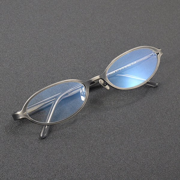 Rimcoo Titanium Acetate Oval Eyeglass Frames
