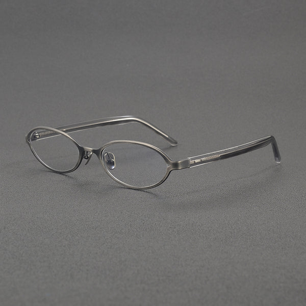 Rimcoo Titanium Acetate Oval Eyeglass Frames