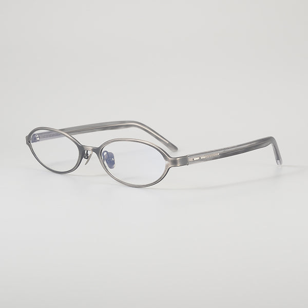 Rimcoo Titanium Acetate Oval Eyeglass Frames
