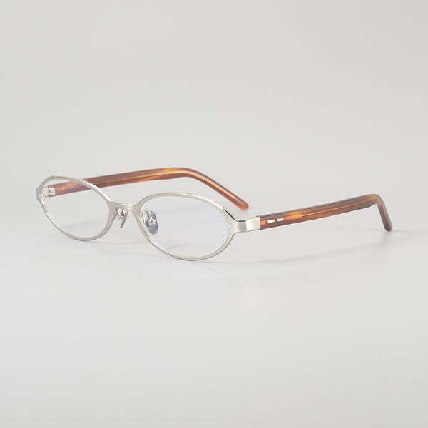 Rimcoo Titanium Acetate Oval Eyeglass Frames