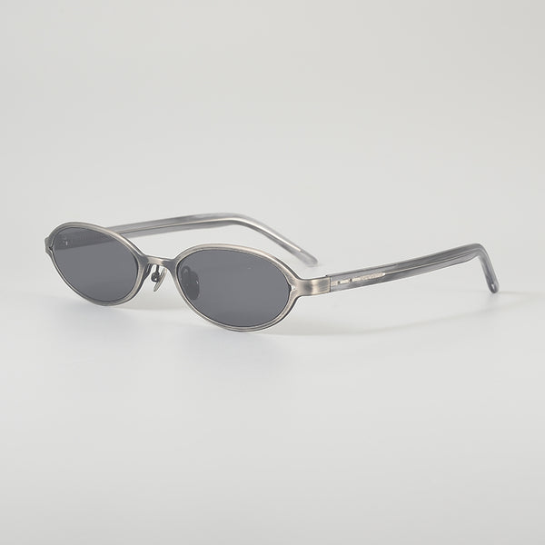 Rimcoo Titanium Acetate Oval Sunglasses