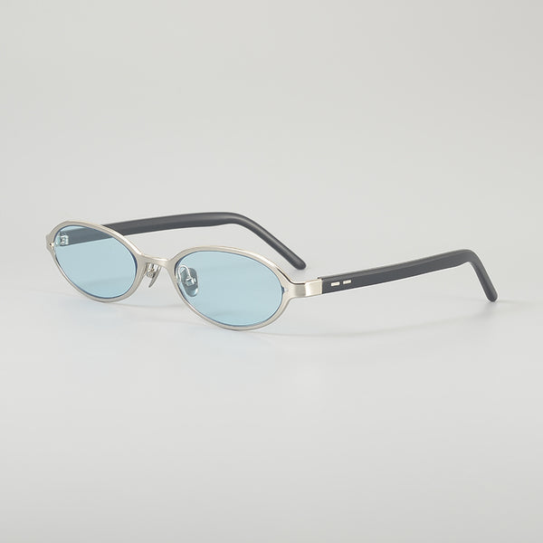 Rimcoo Titanium Acetate Oval Sunglasses