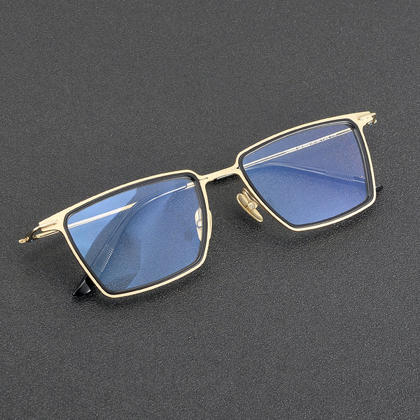 Rimcoo Lightweight Titanium Acetate Rectangle Eyeglass Frames