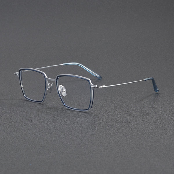 Rimcoo Lightweight Titanium Acetate Square Eyeglass Frames