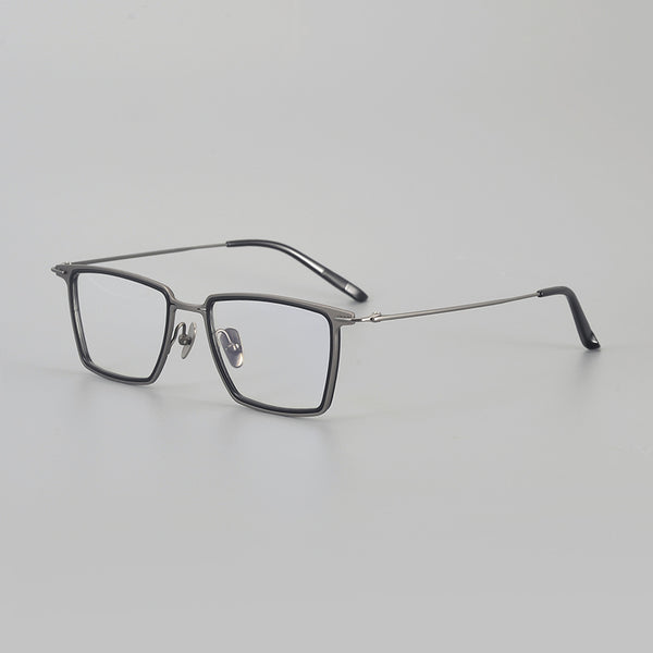 Rimcoo Lightweight Titanium Acetate Rectangle Eyeglass Frames