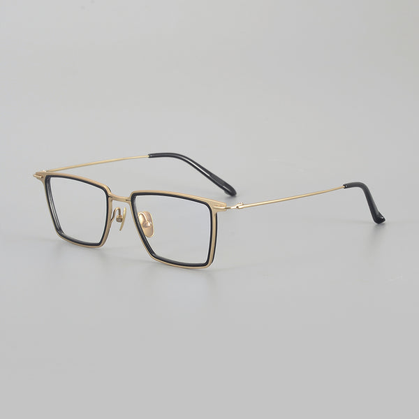 Rimcoo Lightweight Titanium Acetate Rectangle Eyeglass Frames