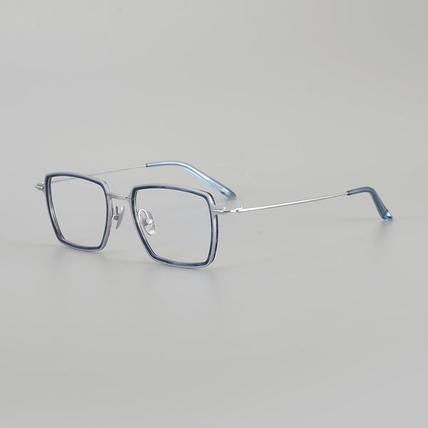 Rimcoo Lightweight Titanium Acetate Square Eyeglass Frames