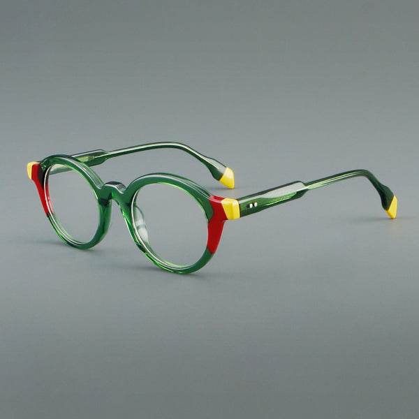 Rimcoo Vintage Acetate Round Eyeglass Frames