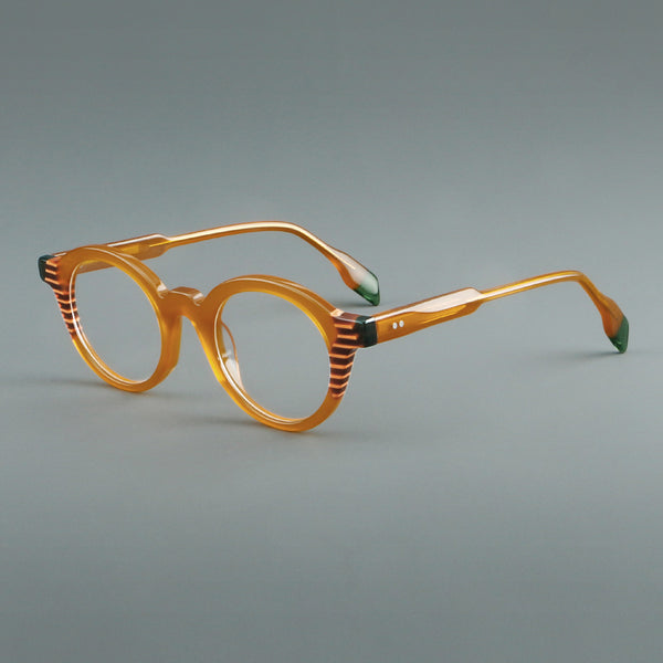 Rimcoo Vintage Acetate Round Eyeglass Frames