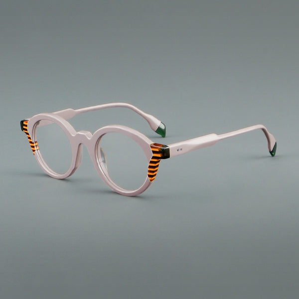 Rimcoo Vintage Acetate Round Eyeglass Frames