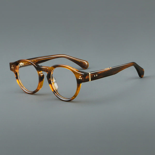 Rimcoo Acetate Round Eyeglass Frames