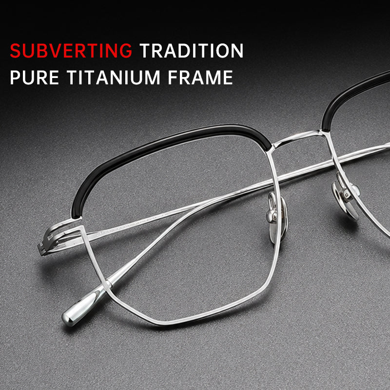 Rimmoo Vintage Titanium Eyeglasses Frame